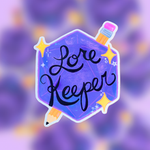 Load image into Gallery viewer, Lore Keeper Vinyl Sticker
