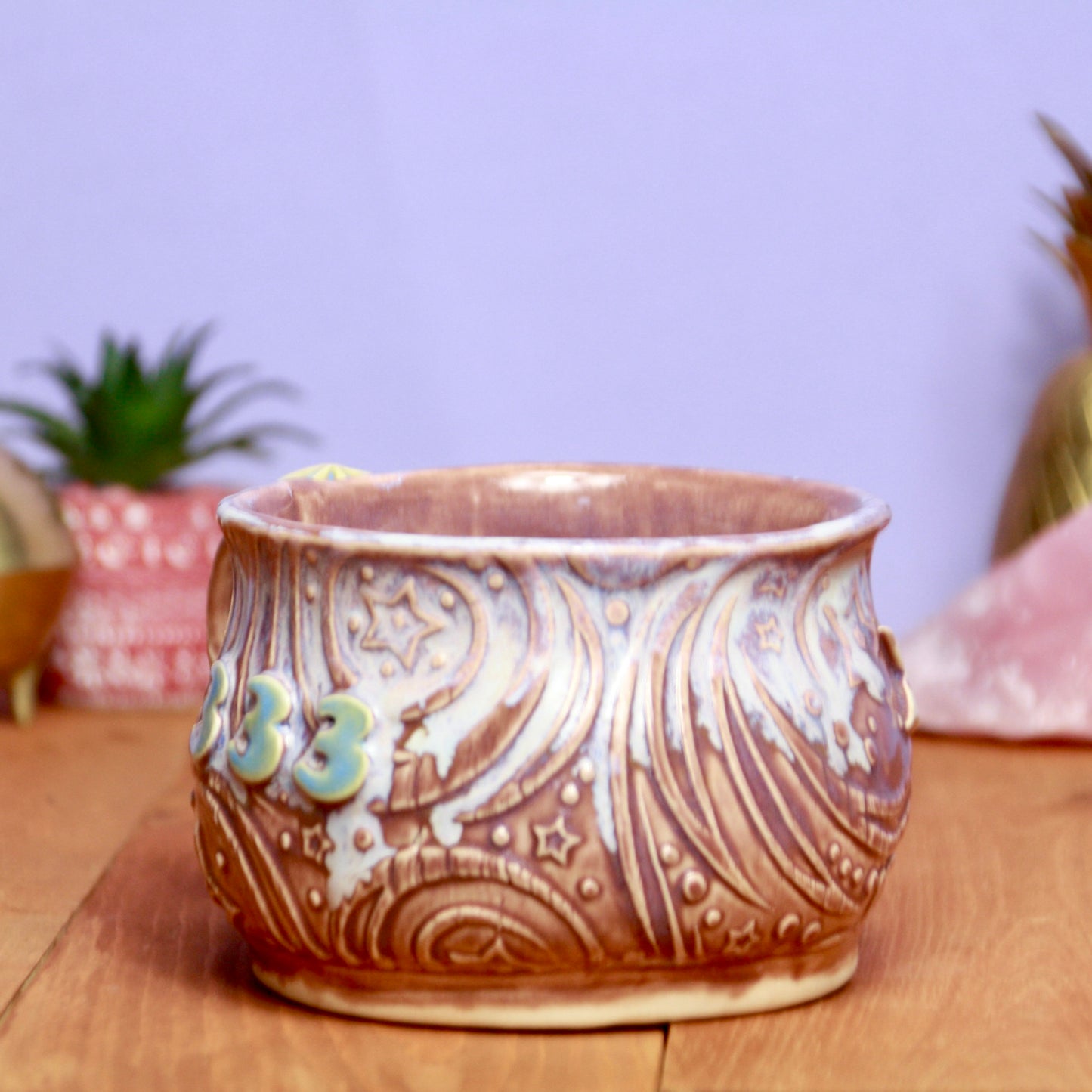 Lavender Mist Angel Number Mug