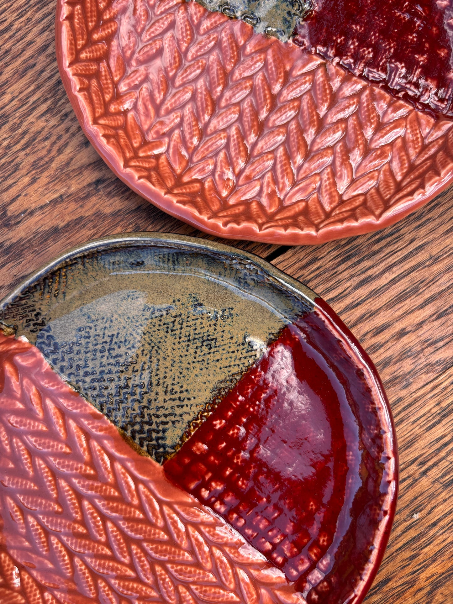 Autumn Patchwork Knit dish