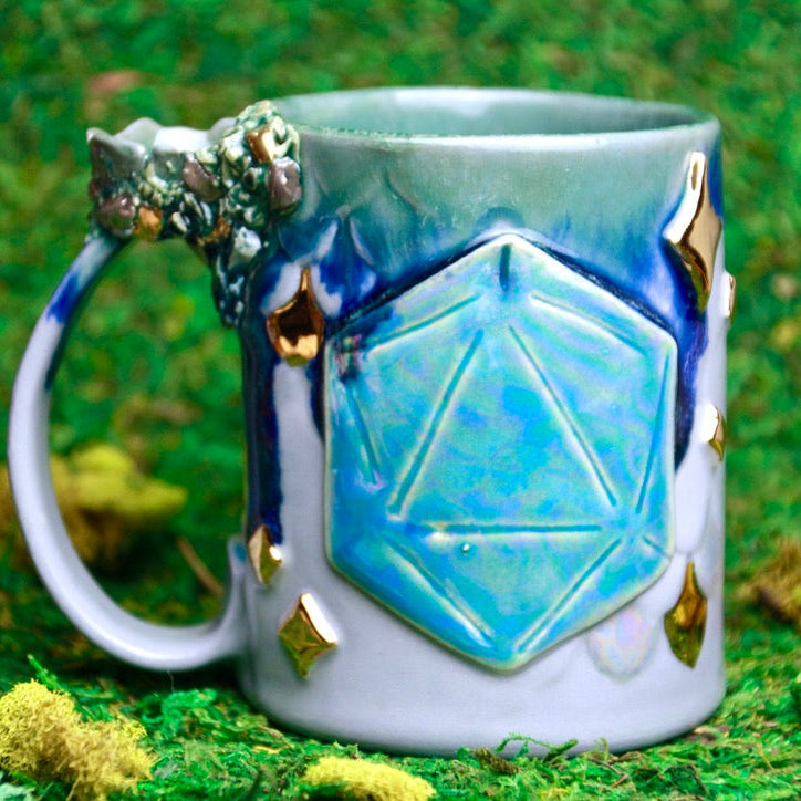 Lavender Dice Mug