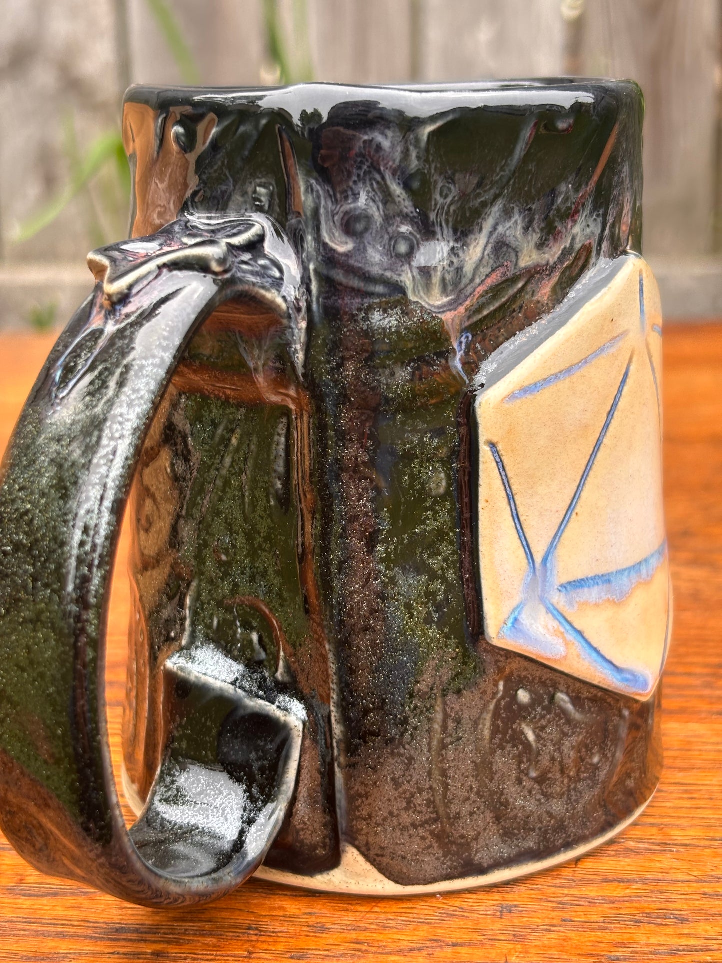Black + white Dice Mug