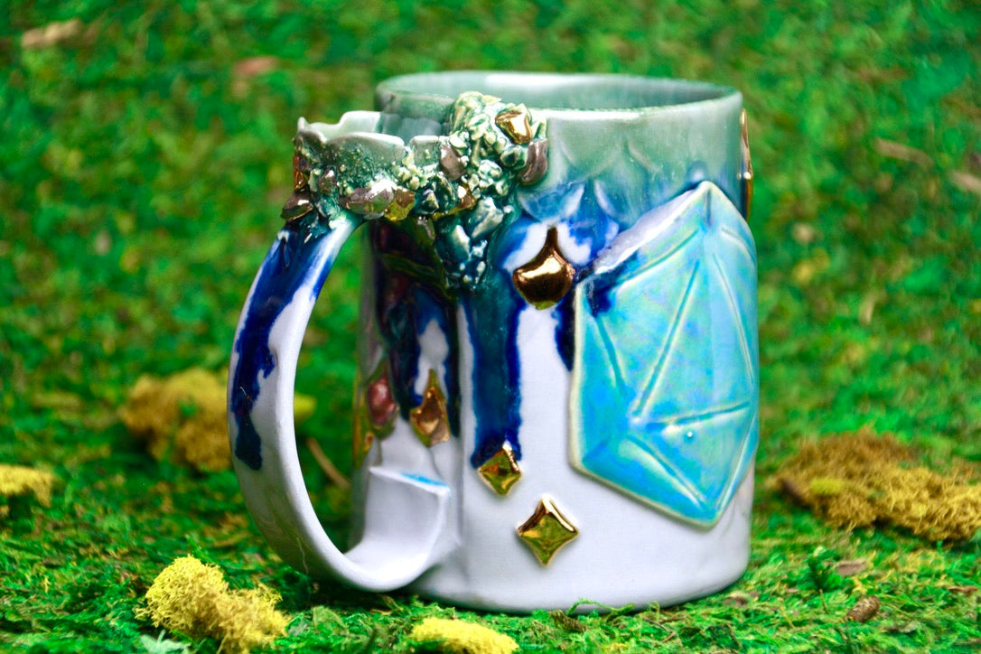 Lavender Dice Mug