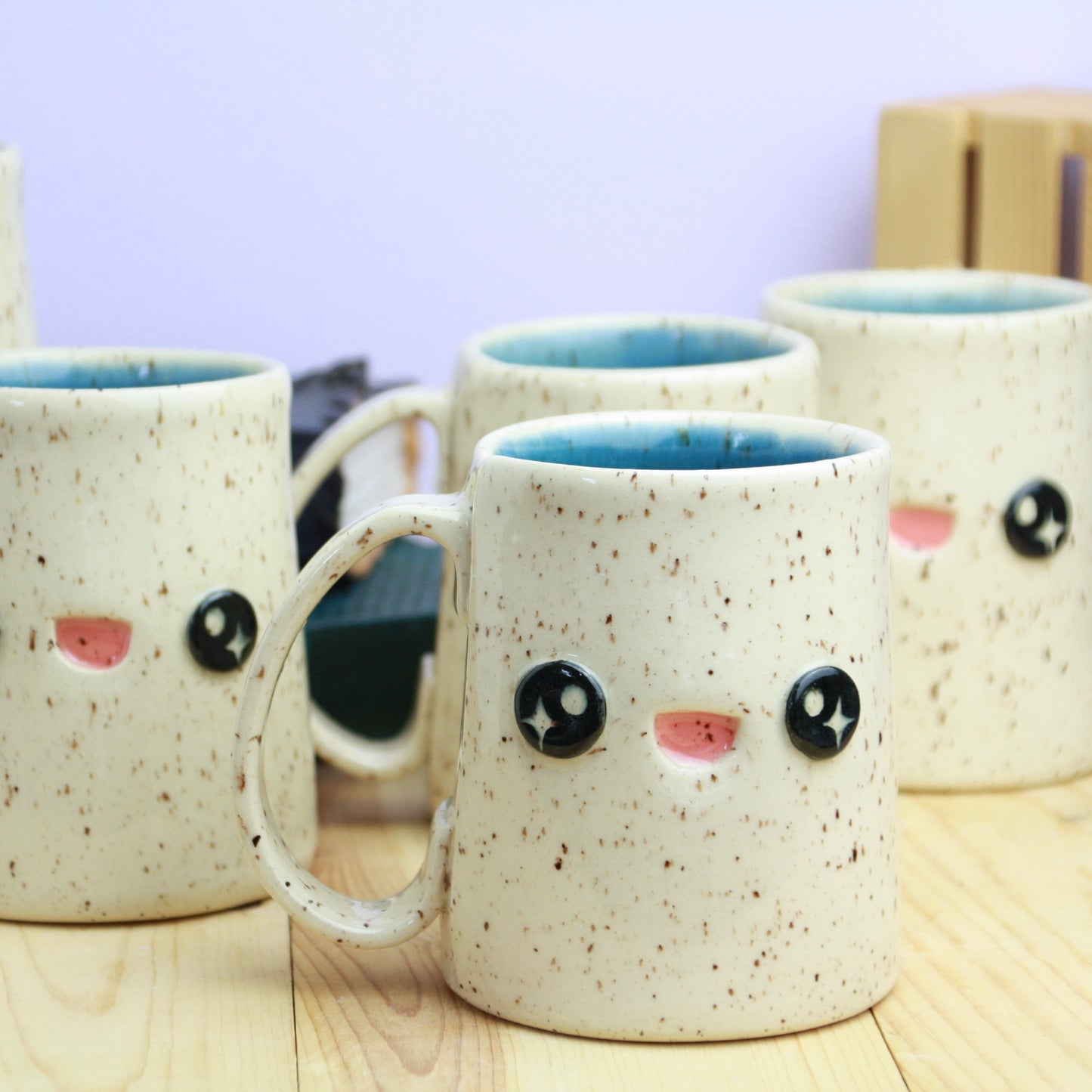 Speckled Happy Mug