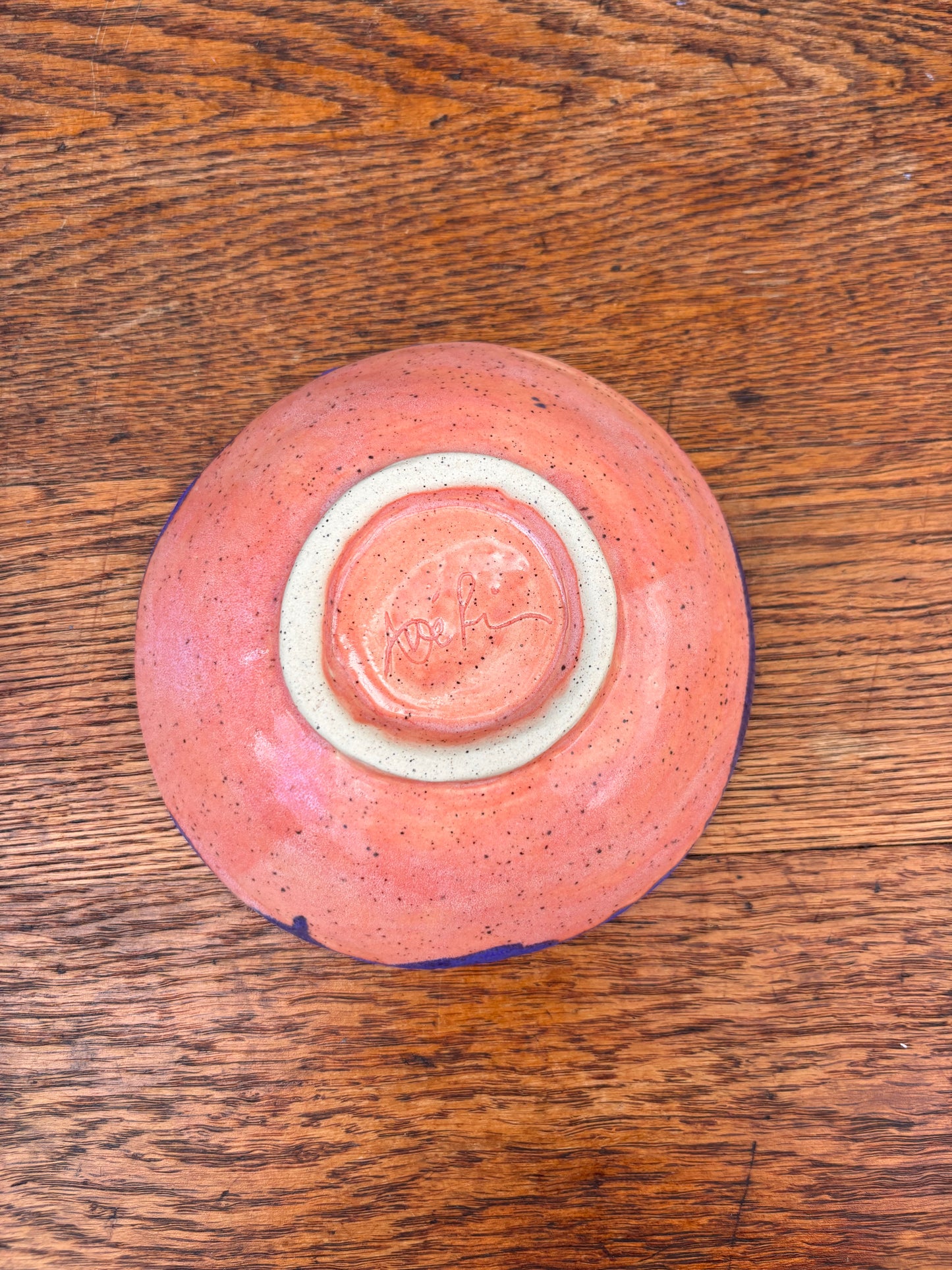 Pink fern dish