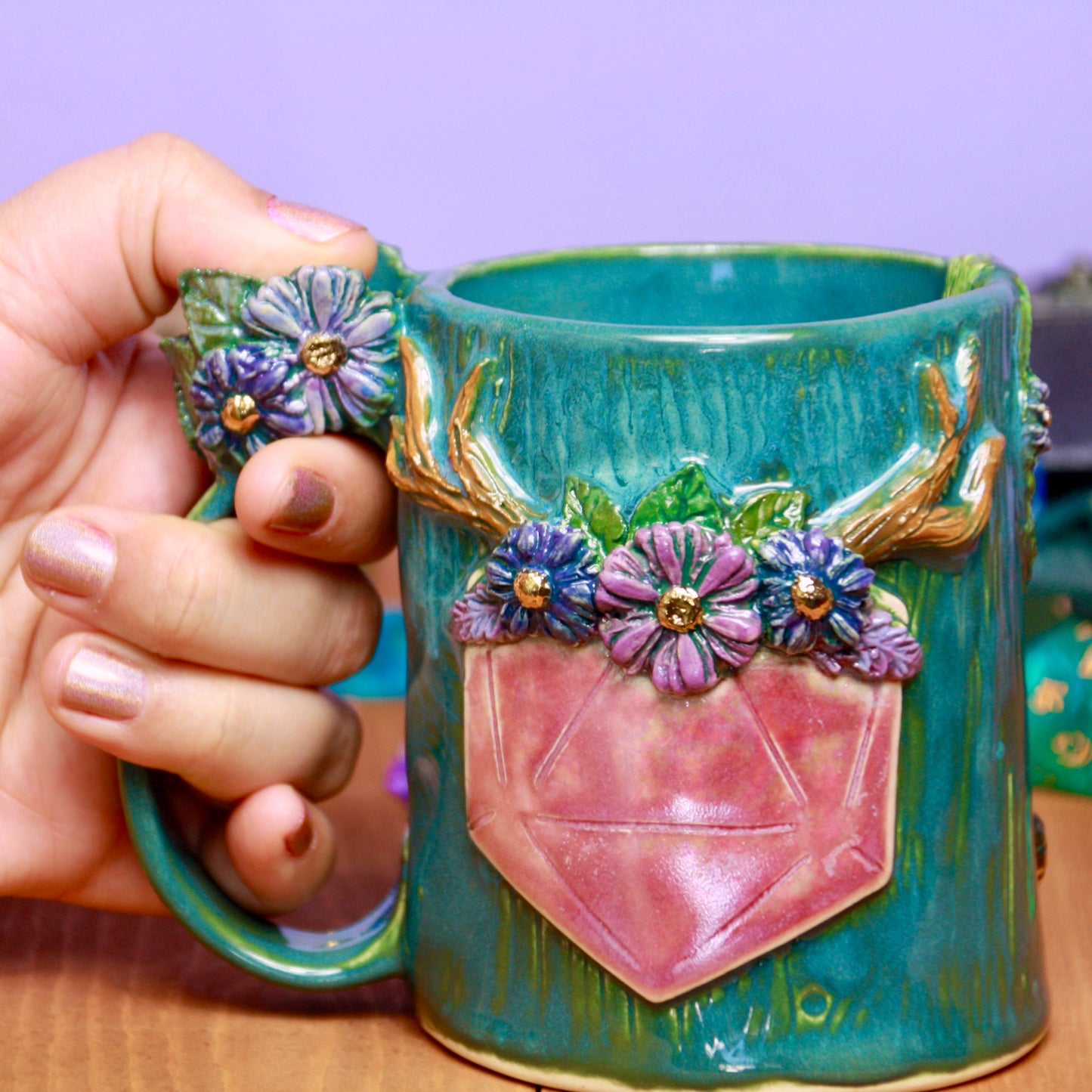 Grove Druid Dice Mug