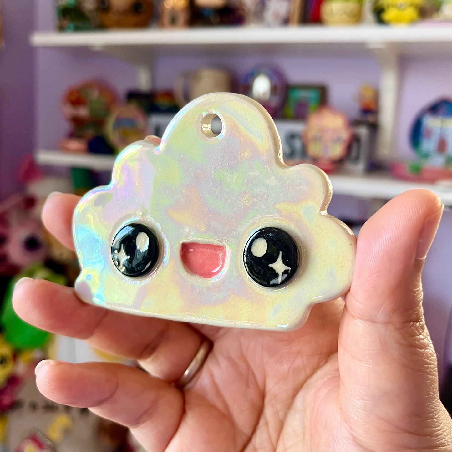 Happy Cloud Ornament