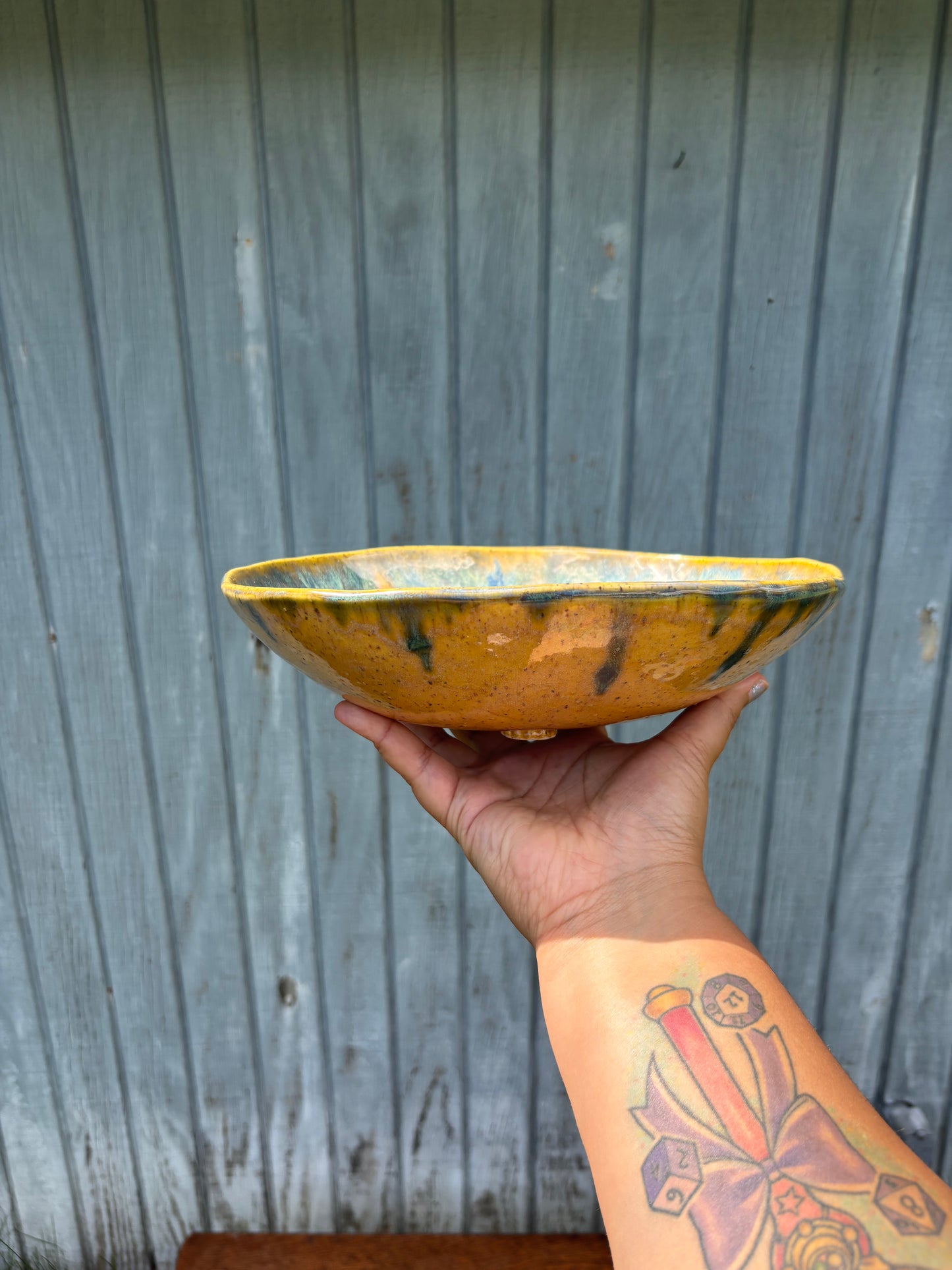 Yellow and blue Bowl SECOND