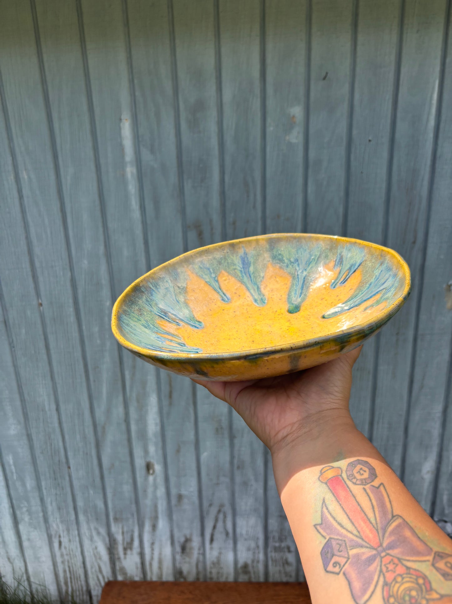 Yellow and blue Bowl SECOND