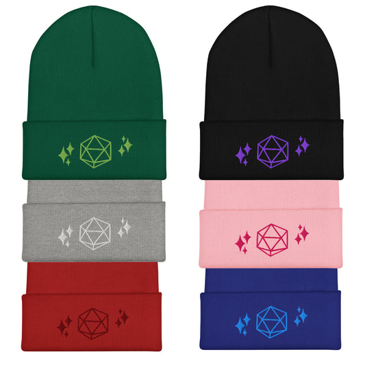 Sparkle d20 Beanie