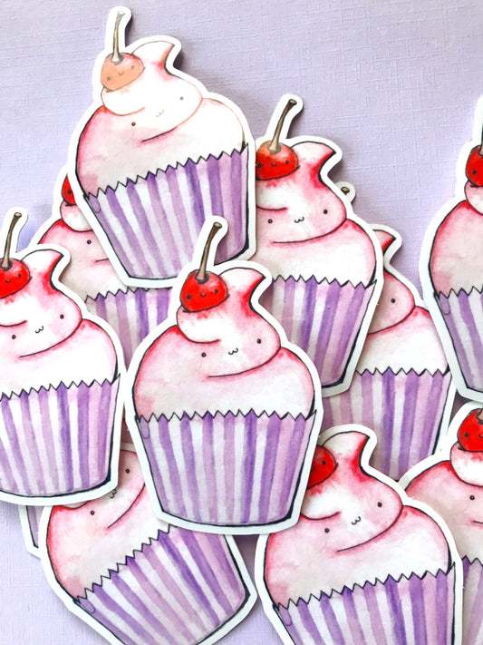 Cupcake and Cherry friend Sticker