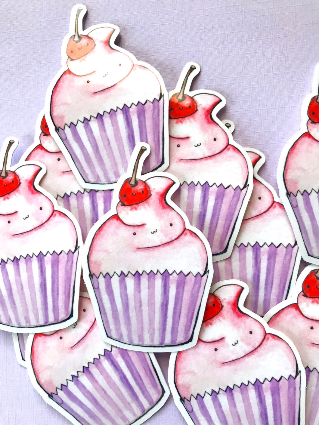 Cupcake and Cherry friend Sticker