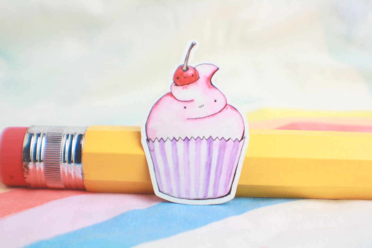 Cupcake and Cherry friend Sticker