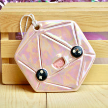 Load image into Gallery viewer, Happy D20 Ornament
