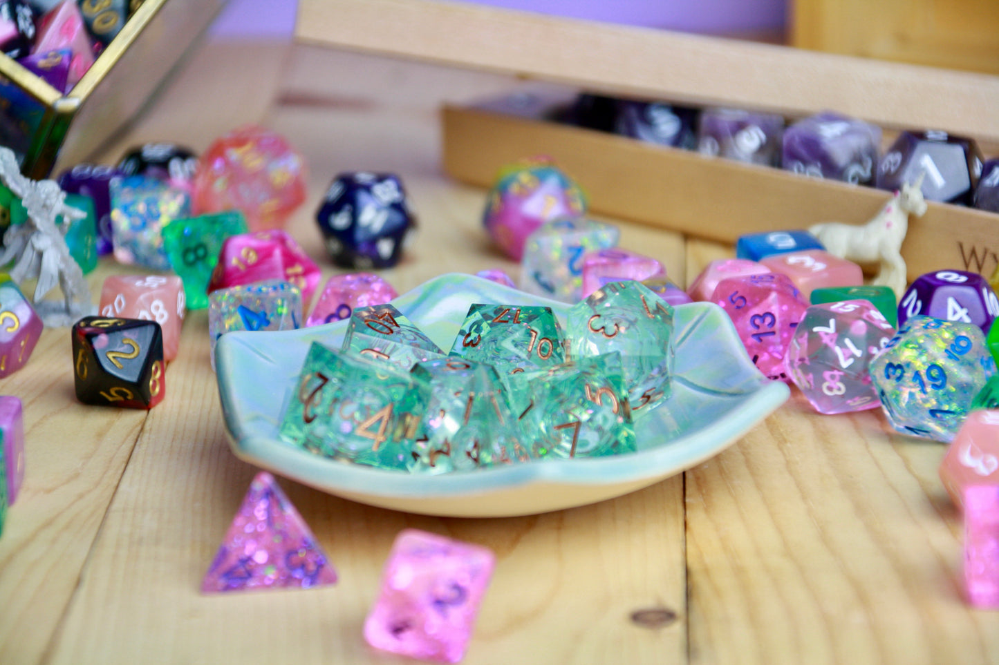 Iridescent D20 Dish | Medium (4")