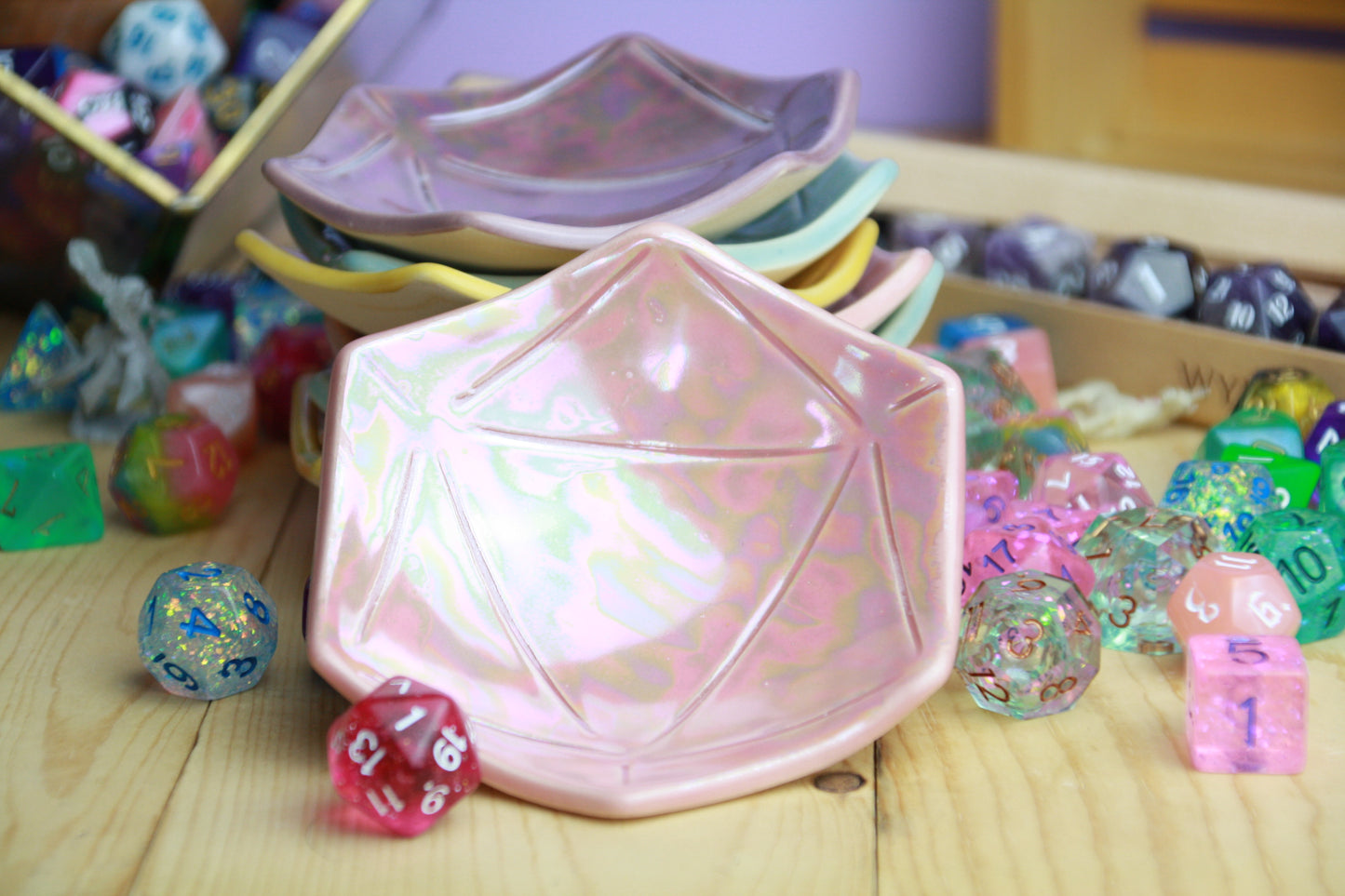Iridescent D20 Dish | Small (3")