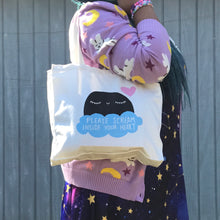 Load image into Gallery viewer, Please Scream Inside Your Heart Tote Bag
