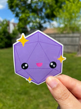Load image into Gallery viewer, Happy D20 Vinyl Sticker
