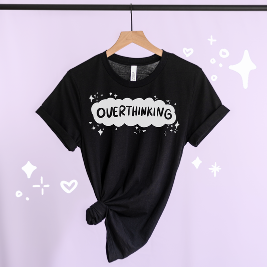 Overthinking Thought Cloud Short-Sleeve Unisex T-Shirt