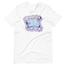 Load image into Gallery viewer, Out of Spell Slots Unisex t-shirt
